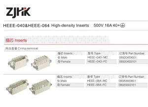 Heavy Duty Ultra High Density Insert Connector